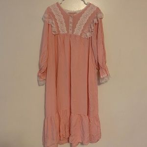 Pink Lace Nightgown